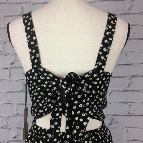 Nine Britton Black Floral Jumpsuit, Size L - Picture 6 of 11